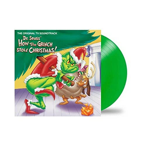 Dr Seuss How The Grinch Stole Christmas - Exclusive Limited Edition Green Colored Vinyl Soundtrack LP