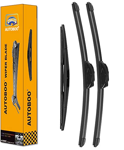 AUTOBOO Replacement for Honda odyssey 2005-2019 2020 2021 Windshield Wiper Blade with Rear 26"+22"+16inch