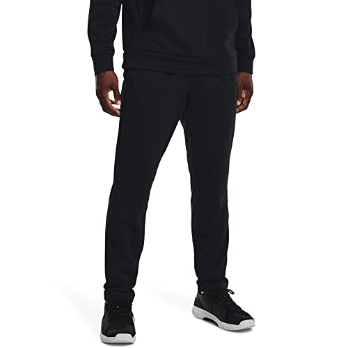 Under Armour Mens ArmourFleece Straight Leg Pant , (001) Black / / Black , Small