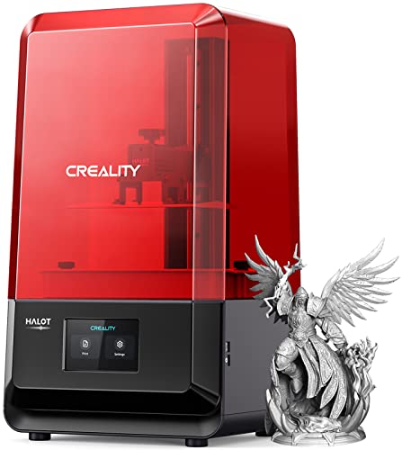 Creality Resin 3D Printer Halot-Lite 8.9" Monochrome LCD Screen UV 4K Resin 3D Printers with High-Precision Integral Light Fast Printing WiFi Control Easy Slicing, Larger Print Size 7.55x4.72x7.87in
