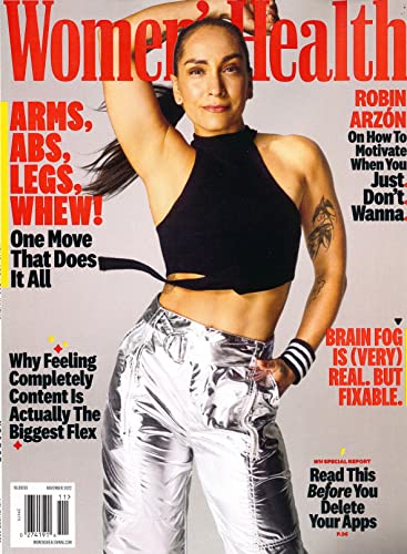 WOMEN'S HEALTH MAGAZINE - NOVEMBER 2022 - ROBIN ARZN (COVER)