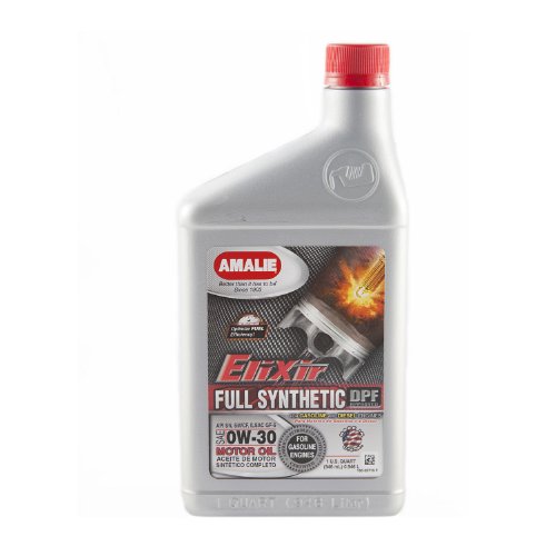 Amalie (160-65716-56-12PK) 0W-30 Elixir Full Synthetic Motor Oil - 1 Quart Bottle, ( Pack of 12)