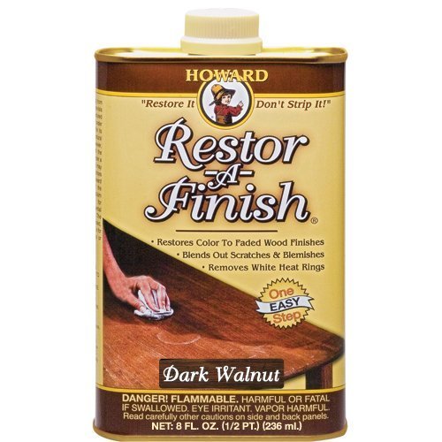 Howard RF6008 Restor-A-Finish, 8-Ounce, Dark Walnut by Howard Products