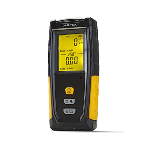 3-in-1 DAB-TEK EMF Meter - EMF Detector, Easy-to-use Radiation Detector for Detecting EMF at Home, Work & Outdoors. This Rechargeable EMF Reader Can Also be Used as a Ghost Detector
