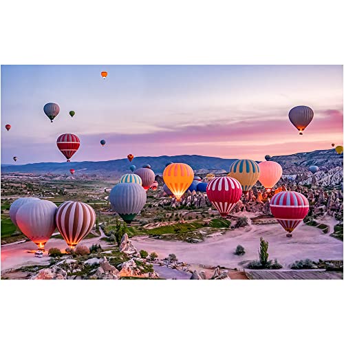 Puzzles for Adults 1000 Piece Jigsaw Puzzle - Hot Air Balloon Cappadocia, Educational Intellectual Decompressing Toy Fun Family Game for Kids Adults