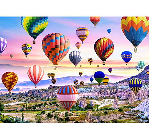 Puzzles for Adults 1000 Piece Puzzles for Adults Hot Air Balloons Landscape Style Jigsaw Puzzle Game Toys Gift