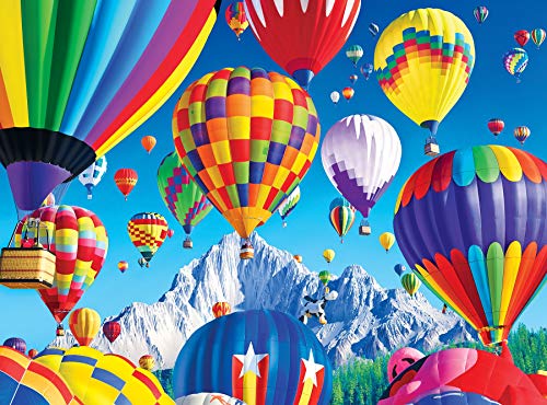 KODAK PREMIUM PUZZLES 1000 Piece- Balloons Over a Mountain