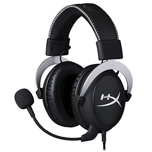 HyperX CloudX  Official Xbox Licensed Gaming Headset for Xbox One, Compatible with Xbox One Controllers, Memory Foam Ear Cushions, Detachable Noise-Cancellation Microphone - Black (Renewed)