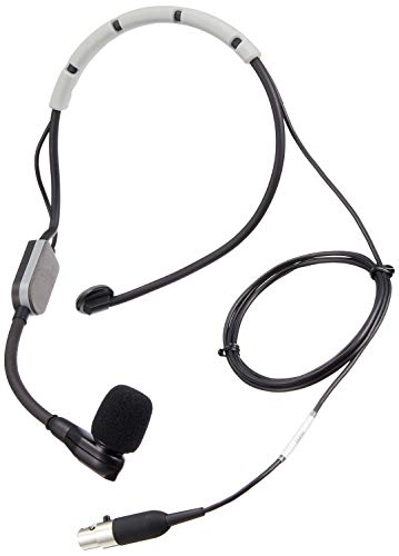 Shure SM35 Performance Headset Condenser Microphone for Hands-Free Audio, Perfect for Multi-Instrumentalists and Active Performers, 3-pin XLR Connector, Inline Preamp, Snap-fit Windscreen (SM35-XLR)