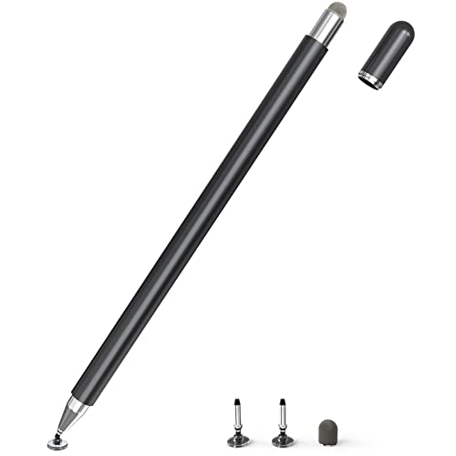 SENKUTA Stylus Pens for Touch Screens, 2-in-1 Tablet Pen Stylus Pencil for Apple iPad/iPhone/Tablets/Android/Samsung/Microsoft/Surface All Capacitive Touch Screens