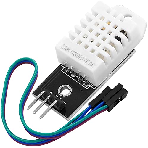 AZDelivery Compatible with DHT22 Compatible with AM2302 Temperature and Humidity Sensor Module with Cable Compatible with Arduino and Raspberry Pi Including E-Book!