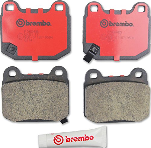 Brembo P56048N Premium Ceramic Rear Disc Brake Pad Set MASERATI/MITSUBISHI/NISSAN/SUBARU/TOYOTA OE# 4605A050