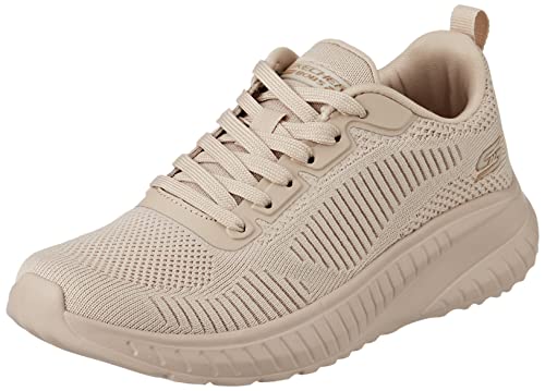 Skechers BOBS Women's 117209 Sneaker, Nude, 7.5