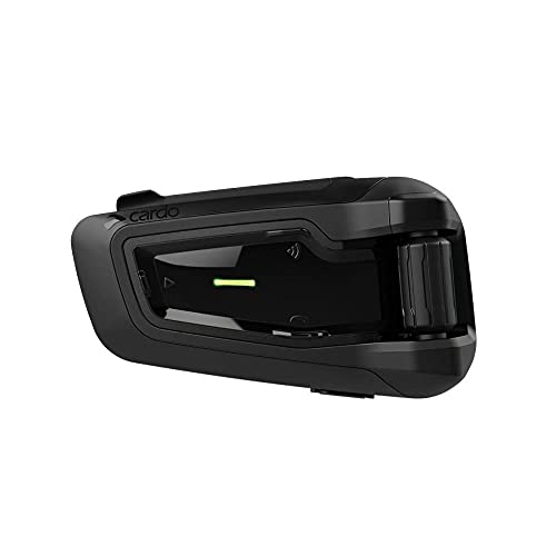 Cardo PTB00040 - PACKTALK Special Edition Motorcycle Bluetooth Communication System Headset - Black, Single Pack