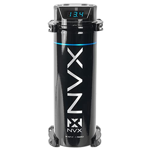 NVX XCAP1F True 1.0 Farad 20V Digital Capacitor with Digital Read-Out Built-in Distribution Block