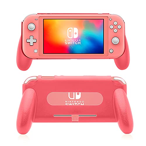 Grip for Nintendo Switch Lite, Comfortable and Ergonomic Switch Lite Grip - Accessories for Nintendo Switch Lite (Coral)