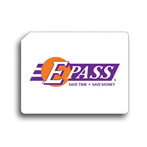E-PASS Electronic Toll Sticker; Prepaid toll Program, Works on All Roads in FL, GA, NC