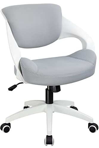 Office Chair,Desk Chair,Computer Chair, Home Office Chair with Lumbar Support,Adjustable Height,Ergonomic Kid Study Chair with Swivel 360 for Home&Office(Grey)