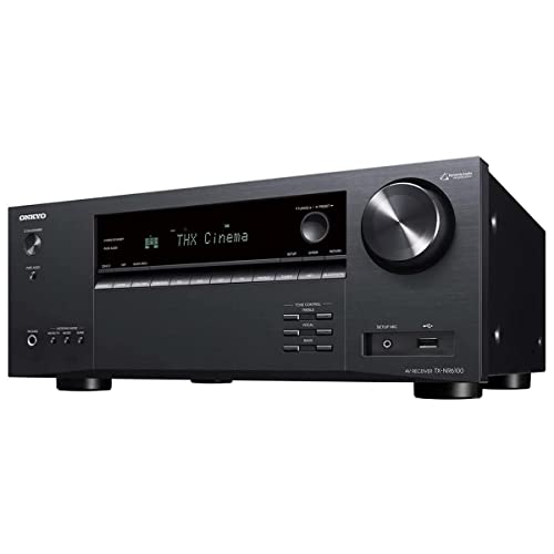 Onkyo TX-NR6100 7.2 Channel THX Certified Network AV Receiver (Renewed), Black