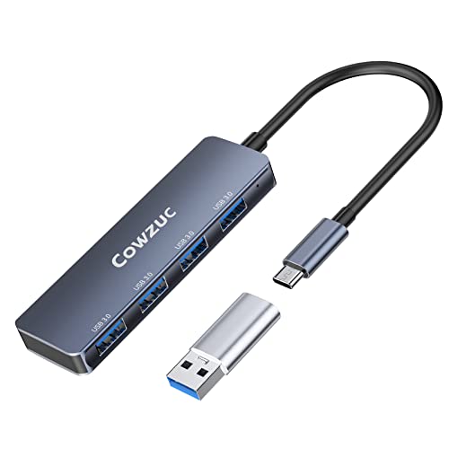 USB C Hub 4 Ports 3.0, USB C to USB Hub, 4Ports 3.0 USB Adapter Docking Station for iMac, MacBook Pro/Air, Mac, Ipad Pro, Surface, Chromebook, PS4, Xbox, and Samsung Laptops. (Navy Blue)