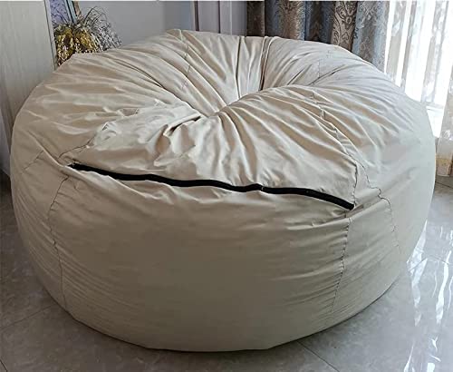 WUTTLE Bean Bag Inner Liner Cover(No Filler), 6 7ft Inner Liner for Bean Bag Chair Couch Cover Seat Lazy Sofa High Capacity Replacement Cover with Zipper ( Size : D180H90CM )