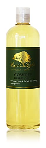Liquid Gold 16 Fl.oz Premium Comfrey Herbal Oil Pure & Organic Skin Hair Nails Health
