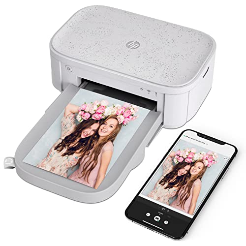 HP Sprocket Studio Plus WiFi Printer  Wirelessly Prints 4x6 Photos from Your iOS & Android Device
