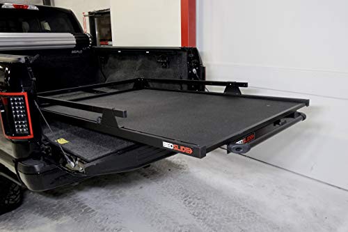 BEDSLIDE Classic (65" X 48") | 10-6548-CLB | Durable Sliding Truck Bed Cargo Organizer | Made in The USA, 1,000 lb Capacity (Black)