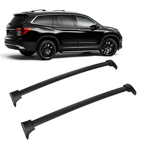 GDSMOTU Roof Rack with Cross Bars Compatible for Honda for Pilot 2016-2022 fit The car with Side Rails, Rooftop Aluminum Crossbars Luggage Cargo Carrier 165LBS