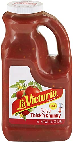 LA VICTORIA Thick 'N Chunky Salsa Medium, 67 ounce