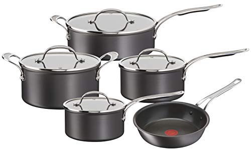 Tefal H9125S44 Jamie Oliver, 5pc Set, Hard Anodised, Aluminium