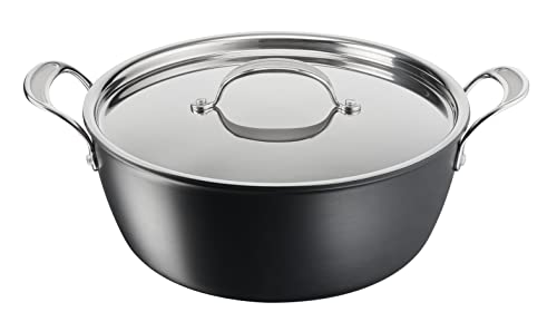 Tefal Jamie Oliver by Tefal 30 cm Big Batch Pan, Non Stick Hard Anodised, H9125444