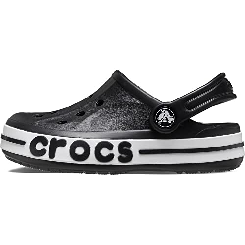 Crocs Kids' Bayaband Clog, Black, 1 US Unisex Little