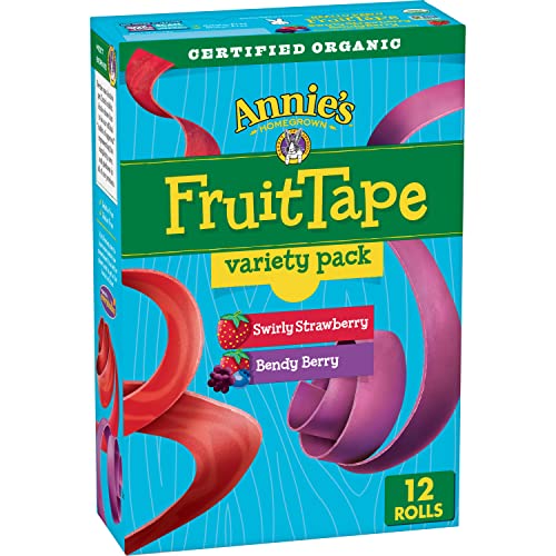 Annie's Fruit Tape, Variety Pack 4.5 Oz, 12 Ct