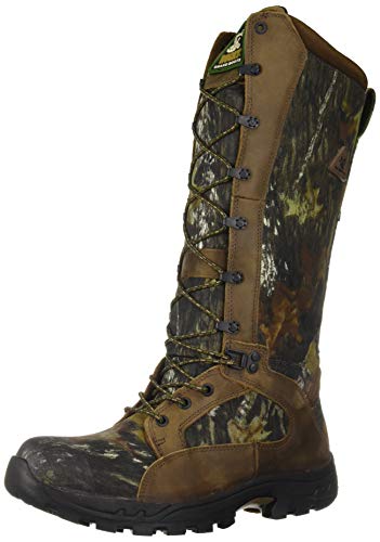 Rocky Women's Waterproof Snakeproof Hunting Boot Knee High, Mossy Oak Break Up, 9.5