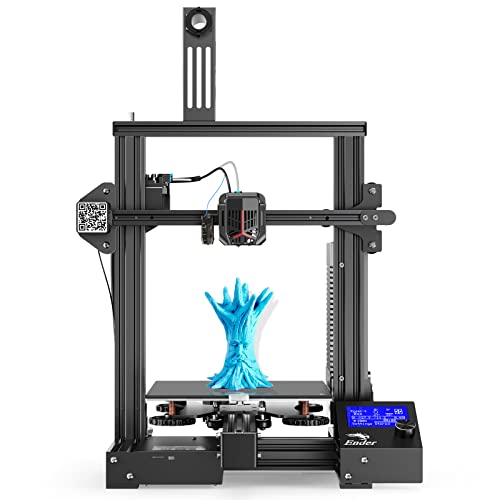 Official 3D Printer Creality Ender 3 Neo Upgraded CR Touch Auto Leveling All Metal Extruder, Tempered Glass Build Plate and Hot Bed Spring,Creality Service Support