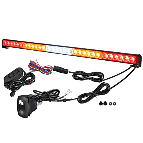 Partsam 30" Rear Chase Light Bar, All in One w/Turn Signal Brake Reverse Light Offroad Sand Rails Chase Strobe Light Bar for UTV, ATV, RZR, Polaris, Can-am, Yamaha, Side by Sides, 4x4, Trucks - RYWYR