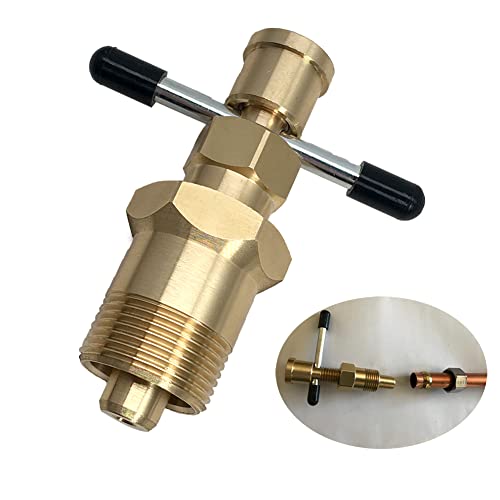 Olive Puller Not Damage The Pipe Olive Remover Ferrule Puller Corrosion-Resistant Copper Pipe Fittings Suitable for Brass Pipes with Diameters of NPT 1/2 Inch & NPT 3/4 Inches Ferrule Removal Tool