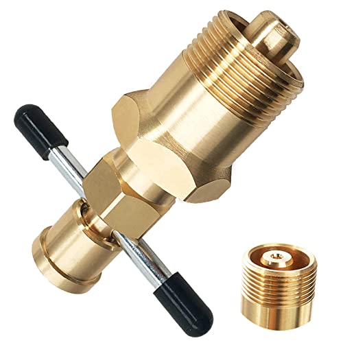 Olive Puller for Copper Pipes Metric (EU Standard) G1/2 & G3/4 Ferrule Removal Tool for Compression Fitting, CATUDIY Olive Remover Puller Tool for Air Conditioner Solid Brass Compression Sleeve Puller