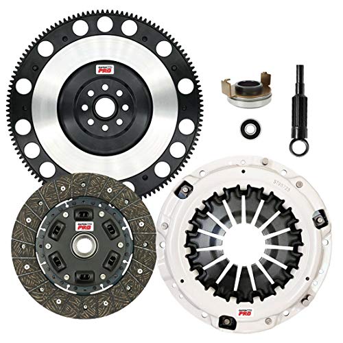 ClutchMaxPRO Performance Stage 2 Clutch Kit with Chromoly Flywheel Compatible with Saab 9-2X, Subaru Baja, Forester, Impreza WRX, Legacy GT, Outback, EJ255, FA20F (CP15026HDLSF-ST2)