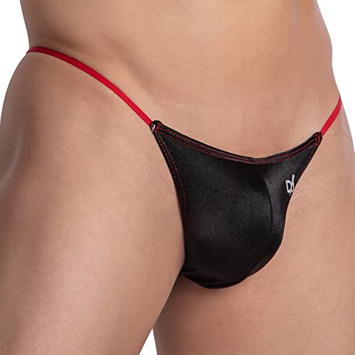 Daniel Alexander Mens Sexy Thong See Through G-Strings Shiny Bulge Pouch Panties Backless Bikini Jockstrap Underwear