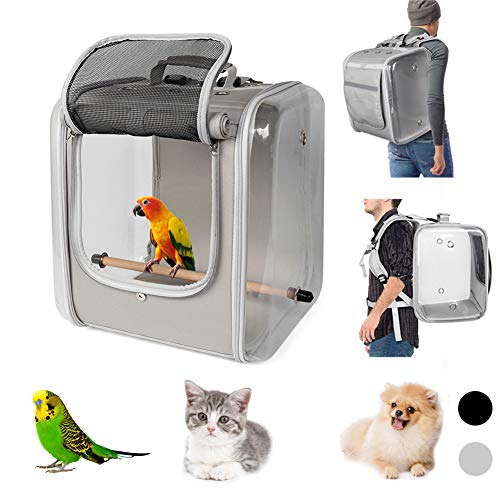 YUDODO Pet Cat Backpack Carrier Airline Approved Carriers Foldable Pet Dog Cat Backpack for Traveling Multi Function Pet Backpack for Bird Dog Cat