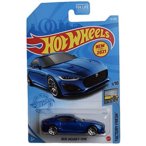 DieCast Hot Wheels 2020 Jaguar F Type - Blue 25/250 Factory Fresh 1/10