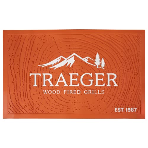 Traeger Grills BAC636 Grill Mat, Orange