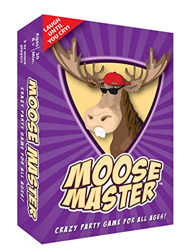 Moose Master - Laugh Until You Cry or Pee Your Pants Fun - Your Cheeks Will Hurt from Smiling and Laughing so Hard - for Fun People Looking for A Hilarious Night in a Box