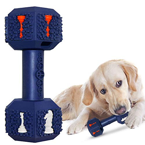 Hswaye Dog Chew Toys for Aggressive Chewers,Food Grade Non-Toxic Dental Pet Toy,Tough Durable Indestructible Dog Toys for Medium Large Dogs.Blue.