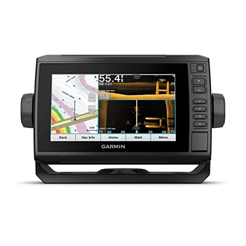 Garmin ECHOMAP UHD 73sv, 7" Keyed-Assist Touchscreen Chartplotter with U.S. LakeVu g3 (Renewed)