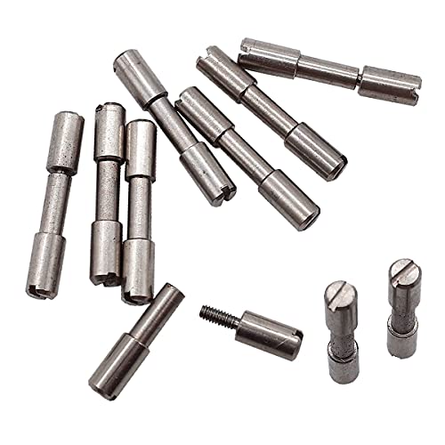 10 sets of stainless steel bracket bolt fasteners tactical lock rivets, knife DIY tool handle fastener revision, EDC knife screw(Head Diameter4 mm)