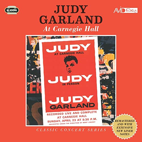 Judy Garland At Carnegie HalL