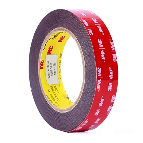 3M Scotch 5952 VHB Tape: 2.5cm . x 15 ft. (Black)